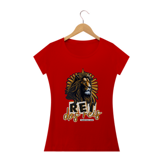 Nome do produtoCamiseta Feminina - Rei dos reis