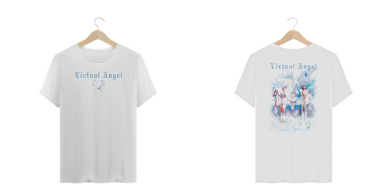 Camiseta Plus Size Frente e Costas 'ARTMS - VIRTUAL ANGEL'