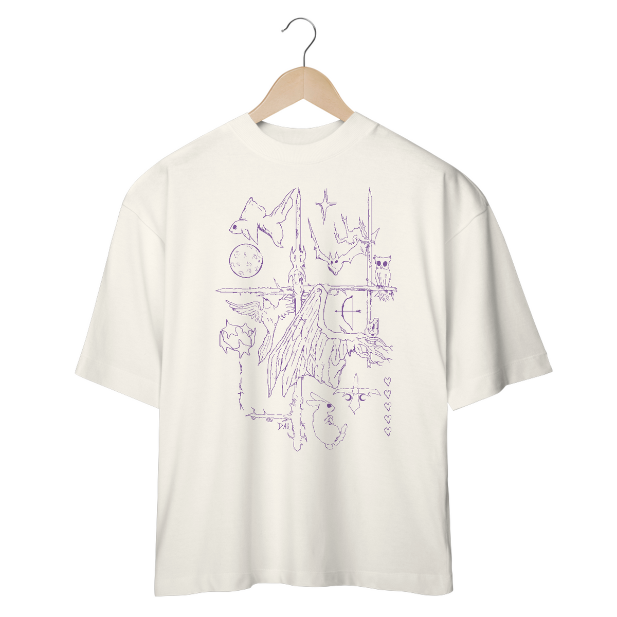 Nome do produto: Camiseta Oversized \'ARTMS - BIRTH (Choerry)\'