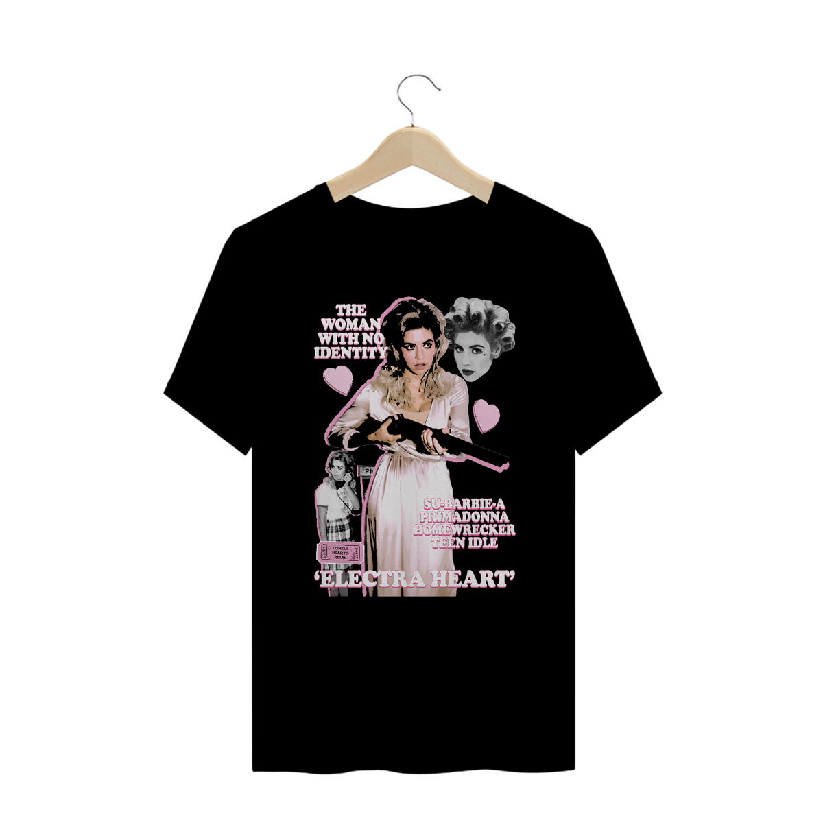 Nome do produto: Camiseta Plus Size \'ELECTRA HEART (MARINA)\'