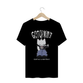 Nome do produtoCamiseta Plus Size 'gatopunk'