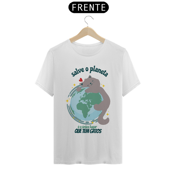 t-shirt (unissex) - salve o planeta
