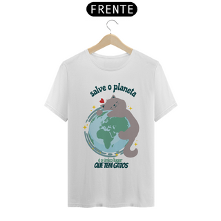 t-shirt (unissex) - salve o planeta