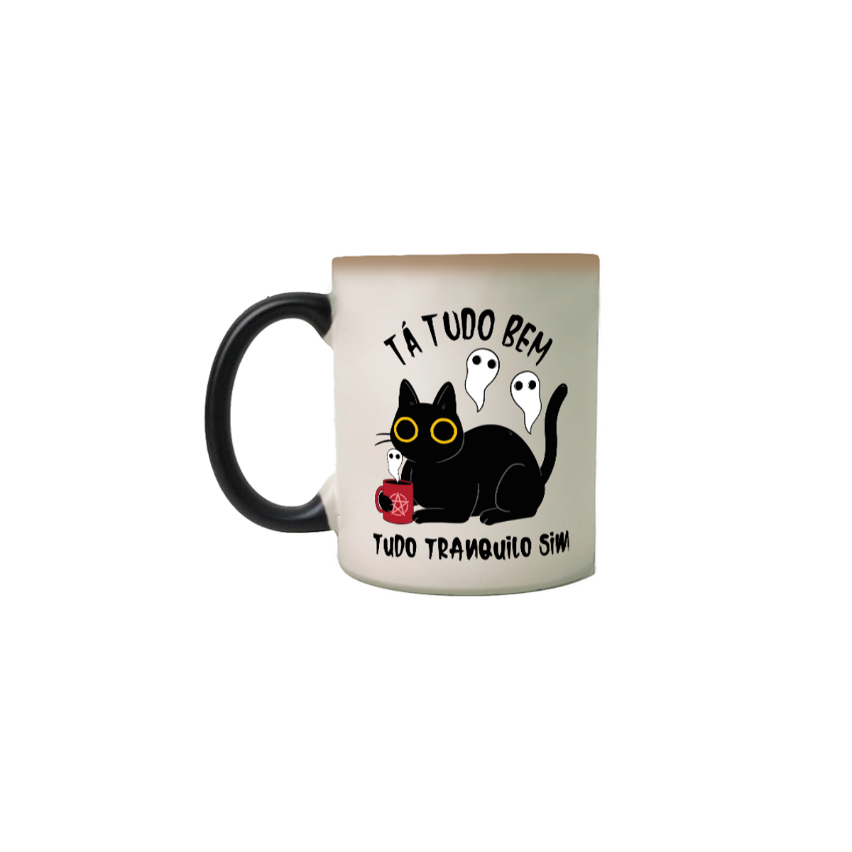 Nome do produto: caneca mágica - tudo tranquilo (spooky)