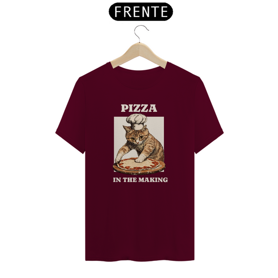 t-shirt l quality (unissex) - felis pizzaiolo catus