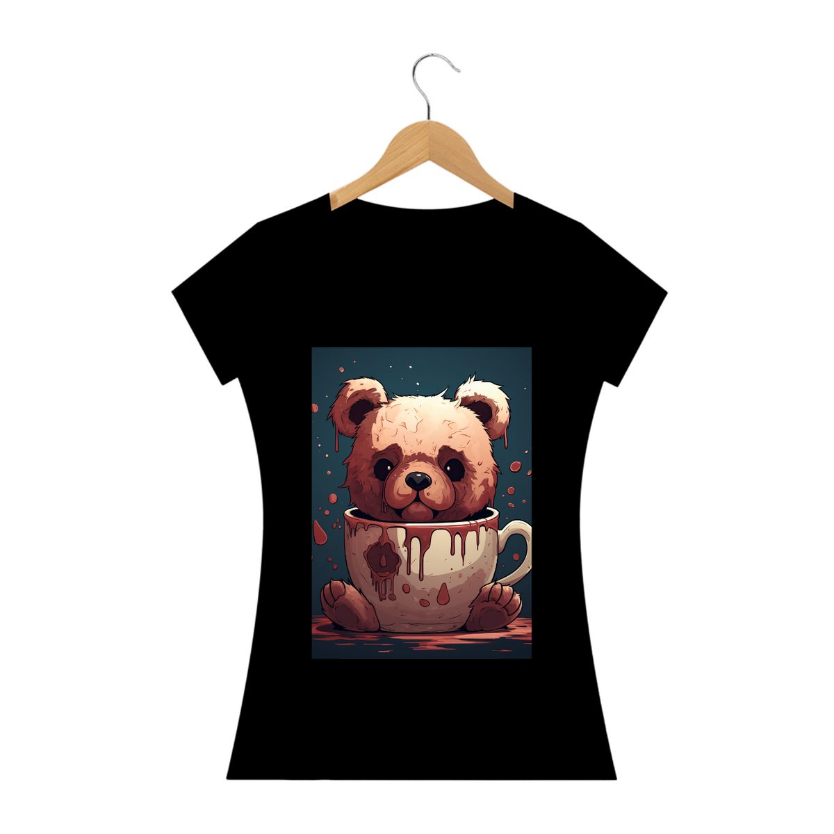 Nome do produto: Camisa Feminina Cute Crazy Bear