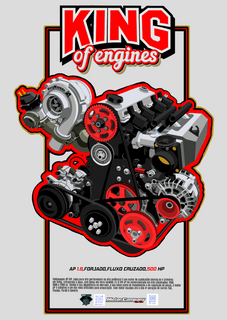 Nome do produtoposter ap king of engines