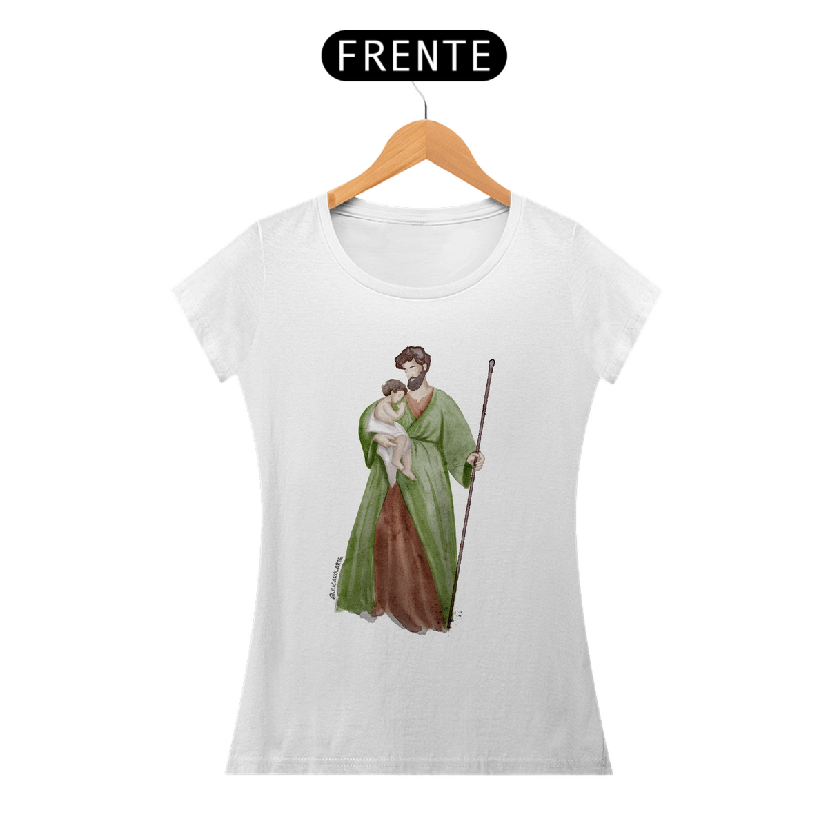 Nome do produto: Camiseta Feminina - São José