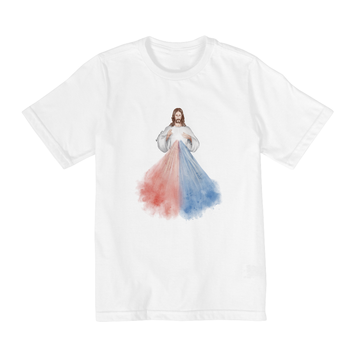 Nome do produto: Camiseta Infantil - Jesus Misericordioso