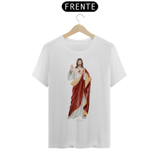 Nome do produtoCamiseta Unissex-  Sagrado Coração de Jesus #01