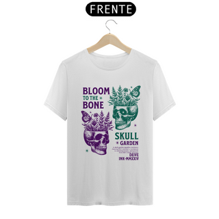 Camiseta Skull Neon Bloom to the Bone 