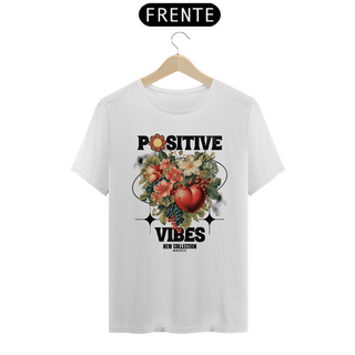  Camiseta Positive Vibes Streetwear