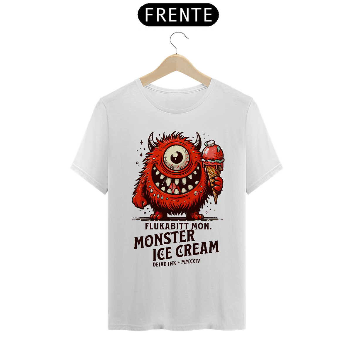 Nome do produto: Camiseta Monster Ice Cream Streetwear