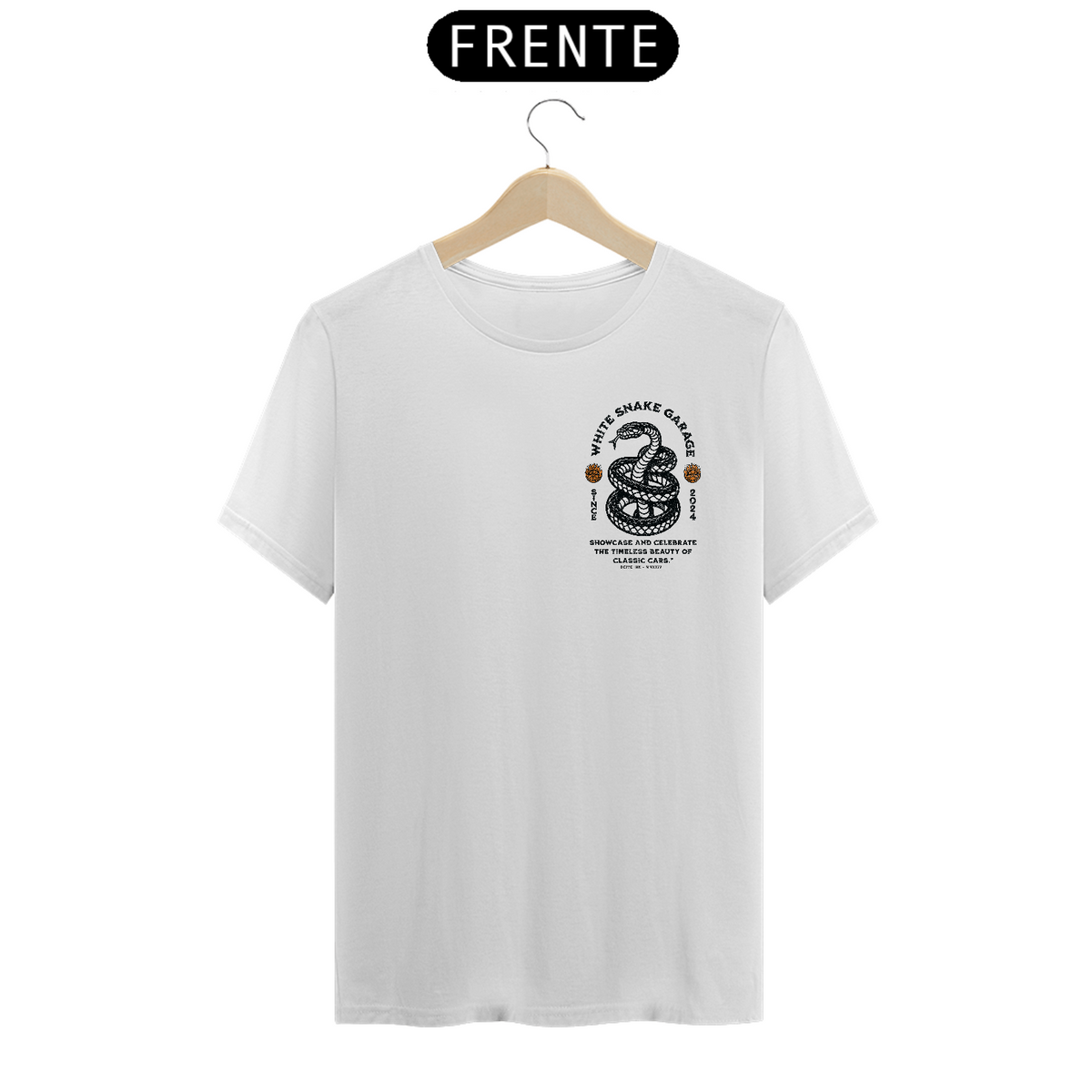 Nome do produto: Camiseta White Snakes Streetwear