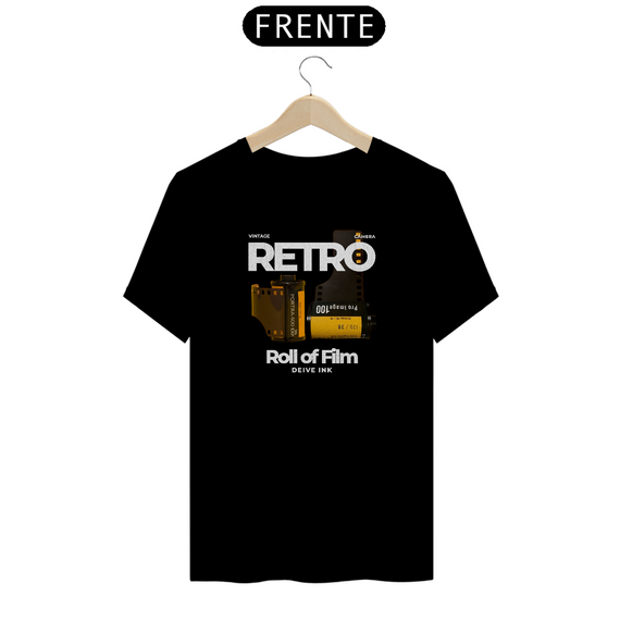 Camiseta Rolo de Filme Retro