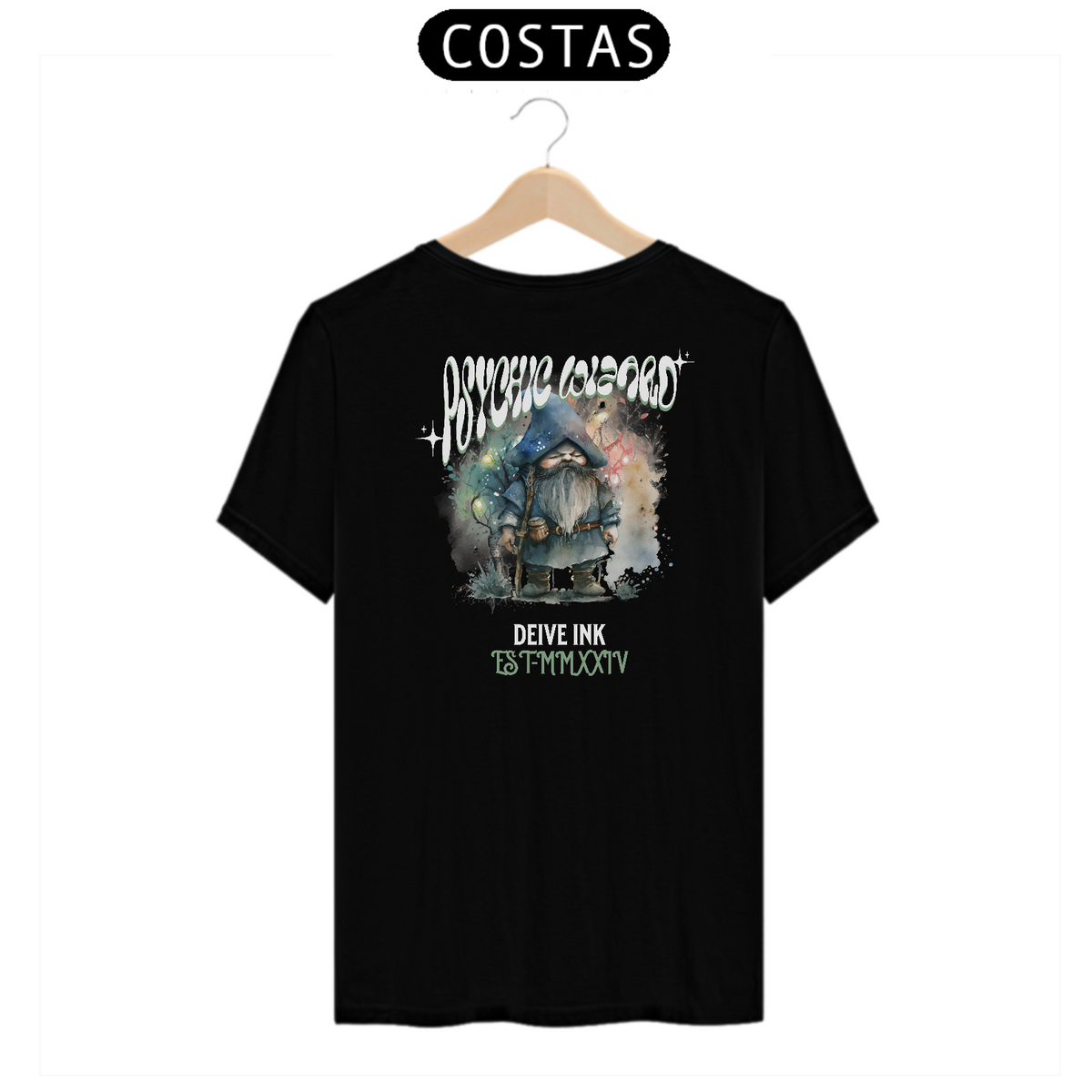 Nome do produto: Camiseta Psychic Wizard