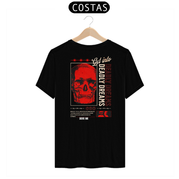 Camiseta Vintage Skull Streetwear