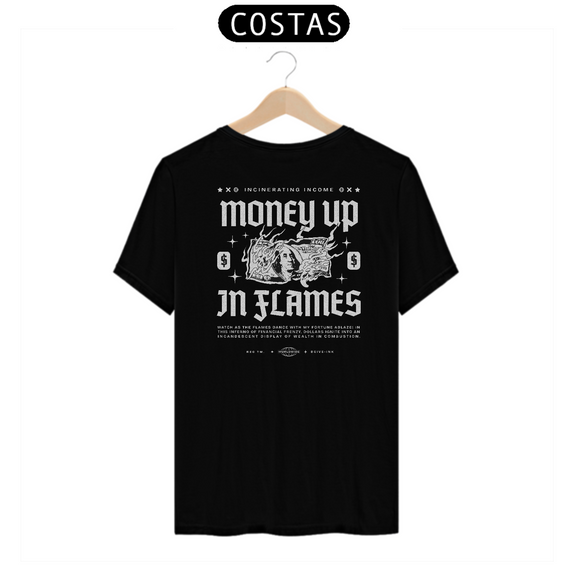 Camiseta Money Up Inflames Streetwear