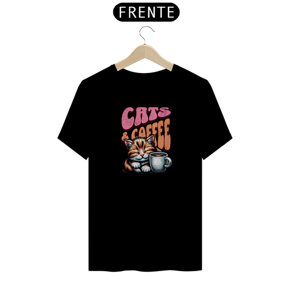 Camiseta Cats and Coffee