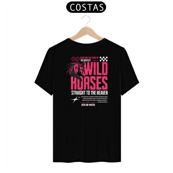 Camiseta Wild Horse Drawing