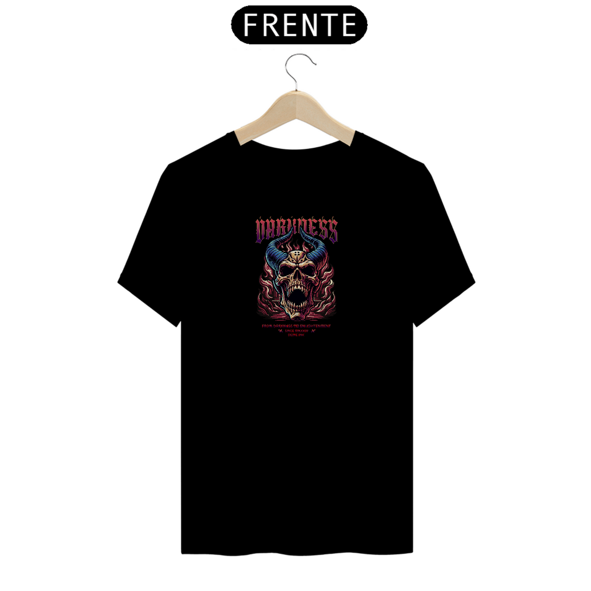 Nome do produto: Camiseta Darkness Skull