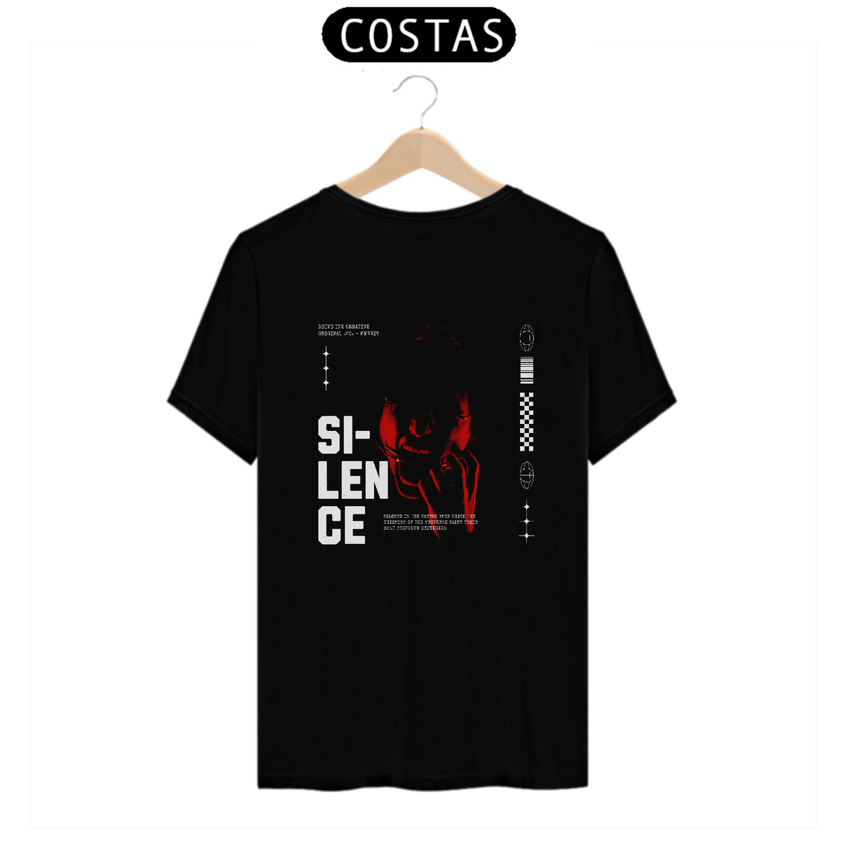 Nome do produto: Camiseta Silence Streetwear-Back