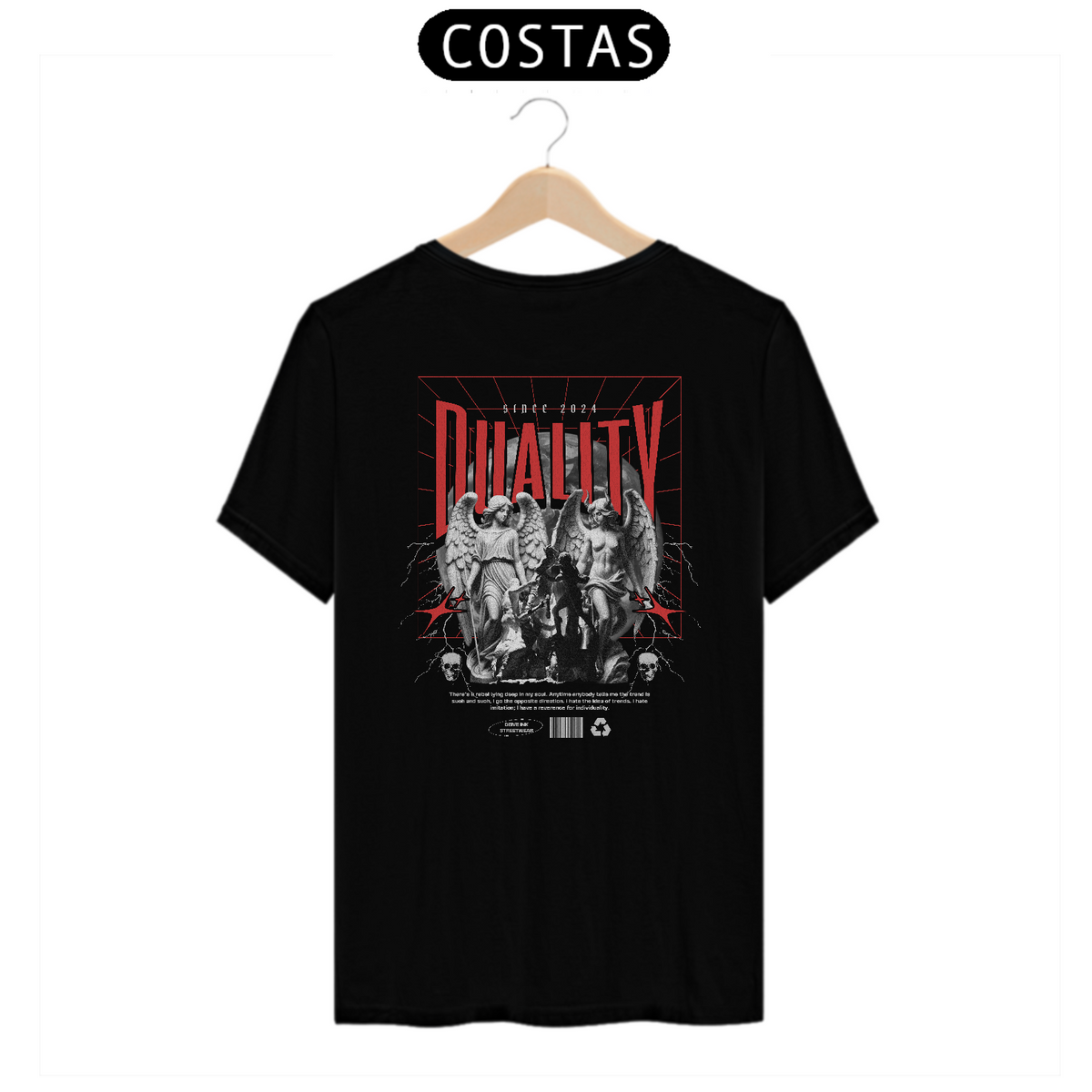 Nome do produto: Camiseta Duality Streetwear