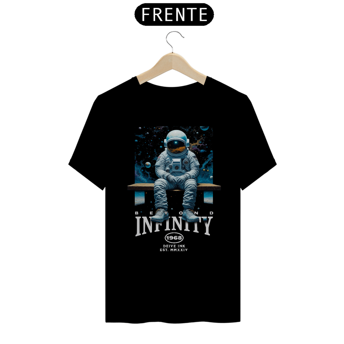 Nome do produto: Camiseta Astronaut Beyond Infinity