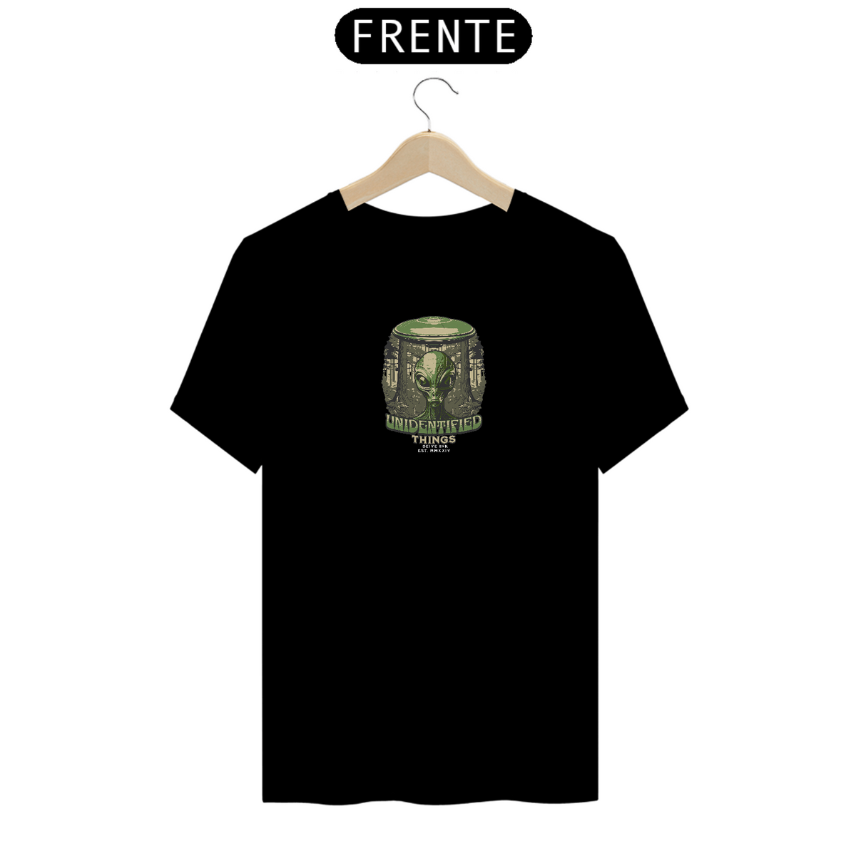 Nome do produto: Camiseta Alien Unidentified
