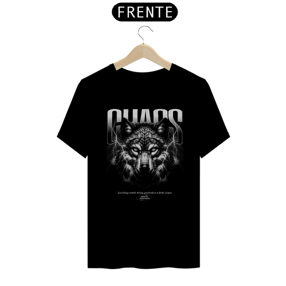 Camiseta Wolf Chaos Streetwear