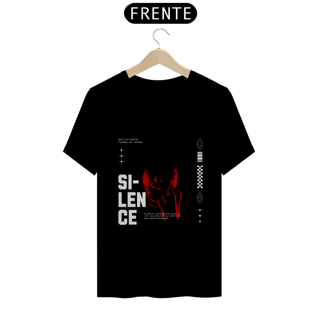 Nome do produto: Camiseta Silence Streetwear-Front