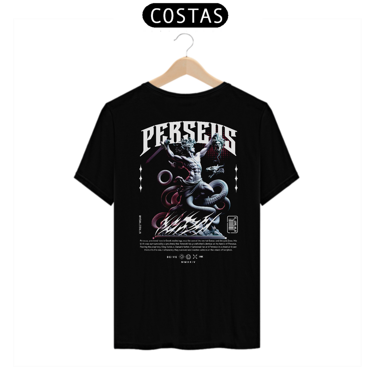 Nome do produto: Camiseta Perseus Streetwear
