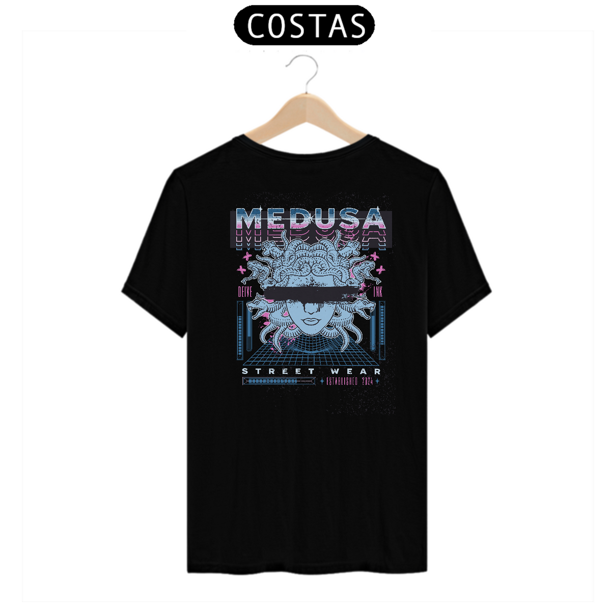 Nome do produto: Camiseta Medusa Street Wear-back