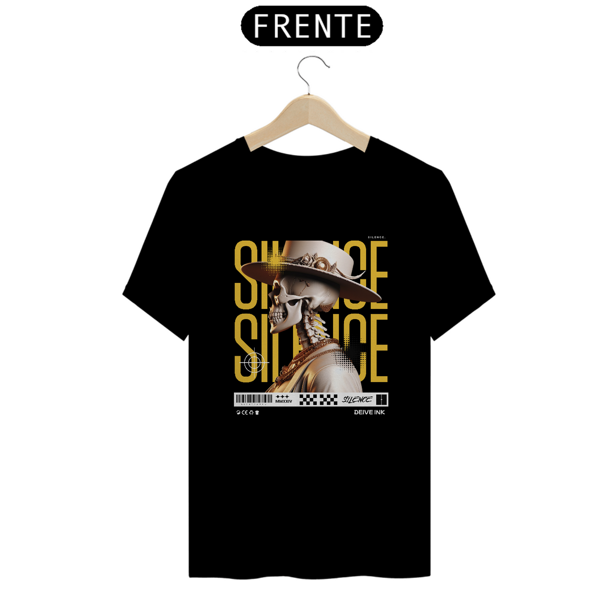 Nome do produto: Camiseta Silence Gun