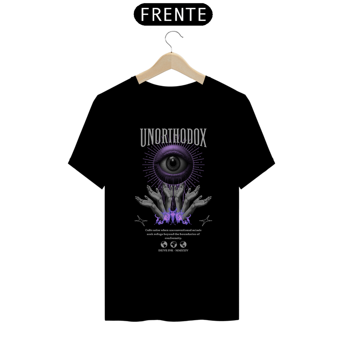 Nome do produto: Camiseta Unorthodox Streetwear-Front