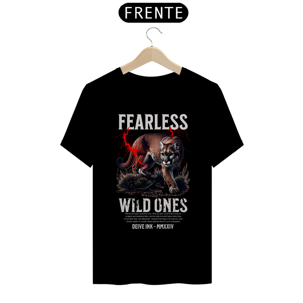 Nome do produto: Camiseta Fearless Puma Streetwear