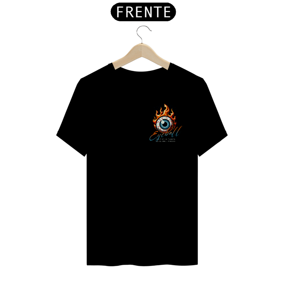 Nome do produto: Camiseta Eyeball on Fire