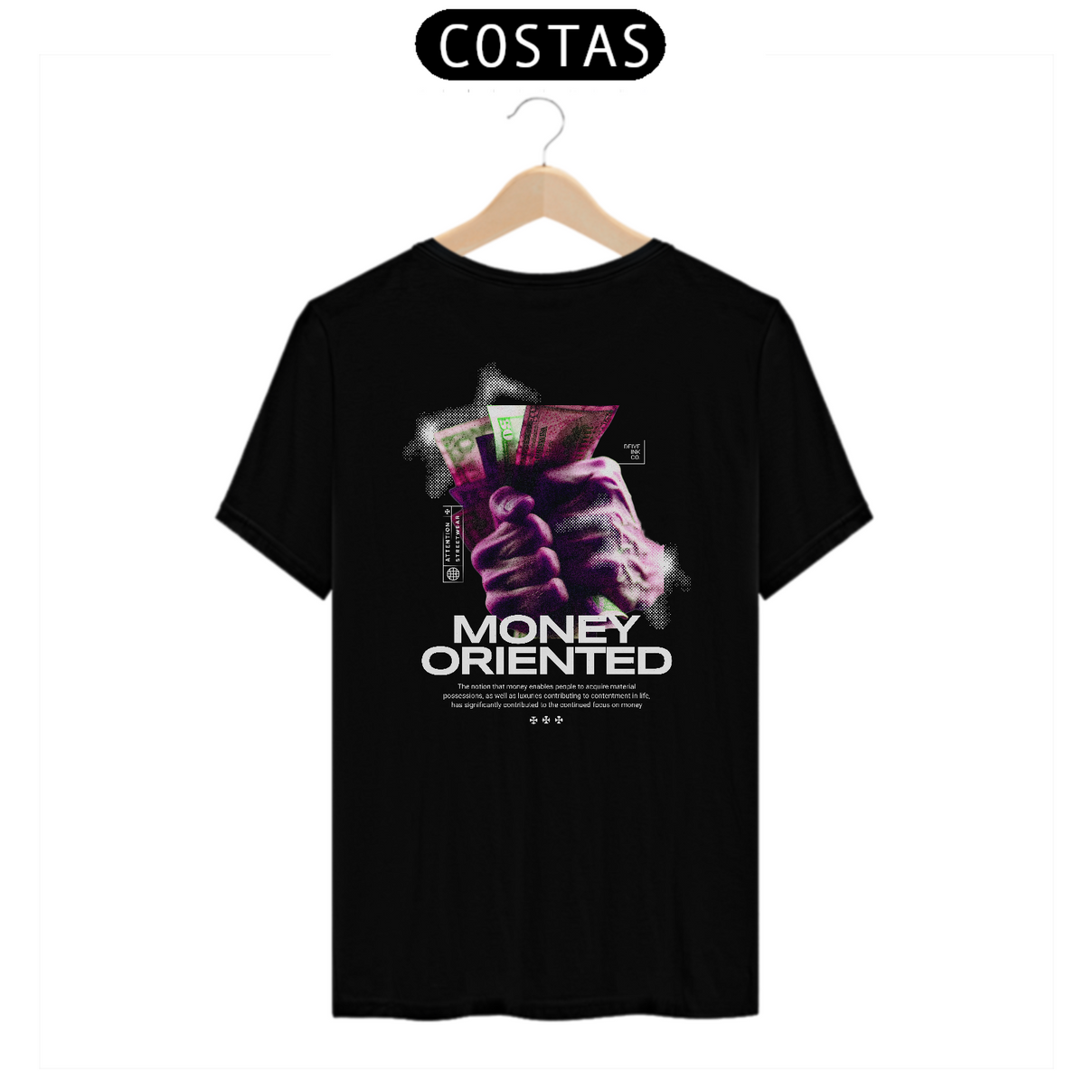 Nome do produto: Camiseta Money Oriented Streetwear