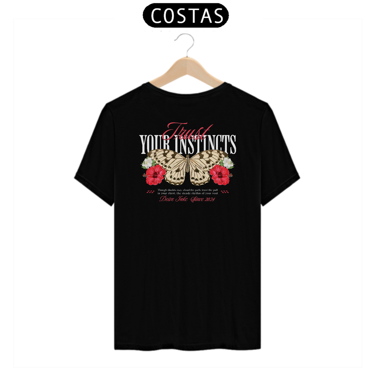 Nome do produto: Camiseta Trust Your Instincts Streetwear