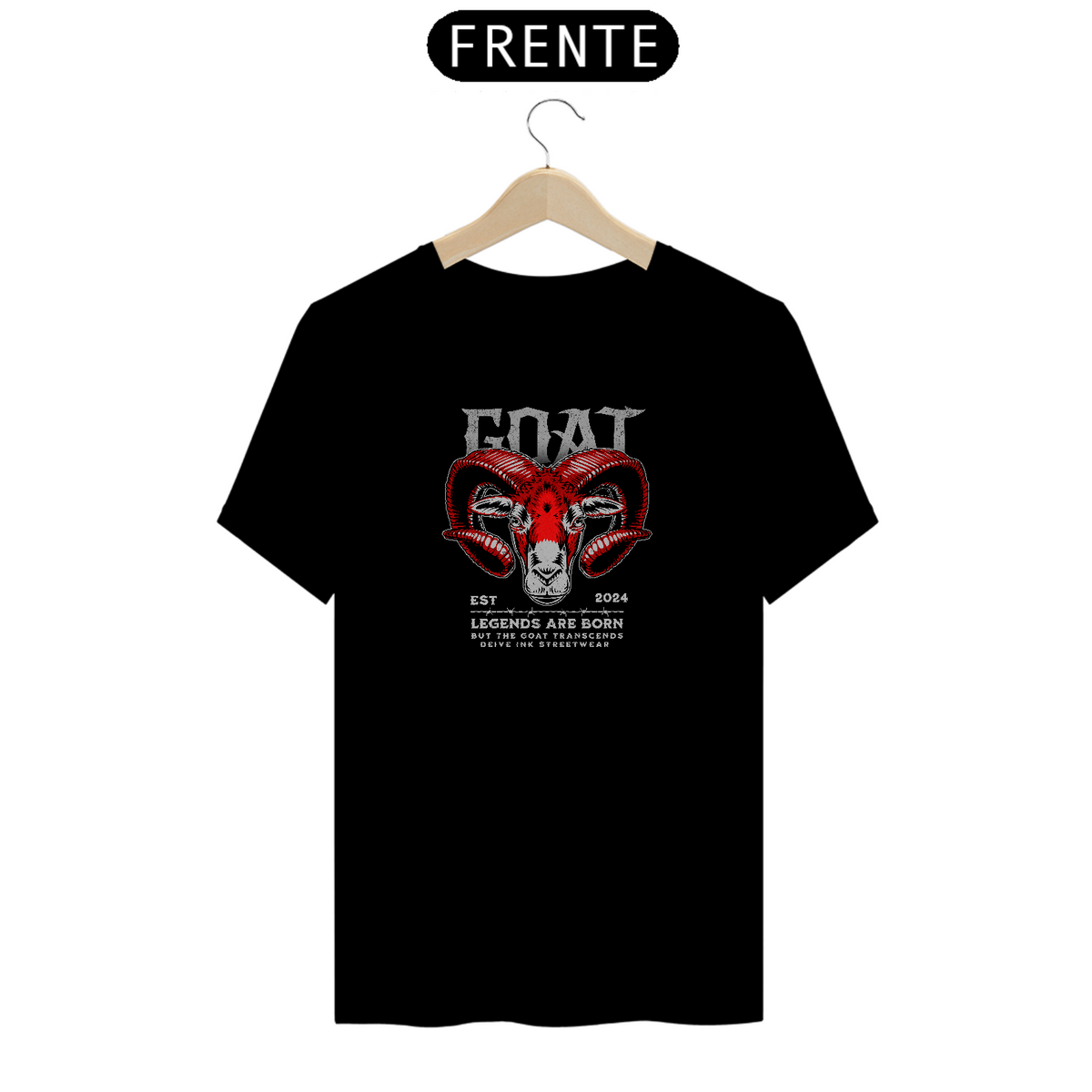 Nome do produto: Camiseta Goat Streetwear