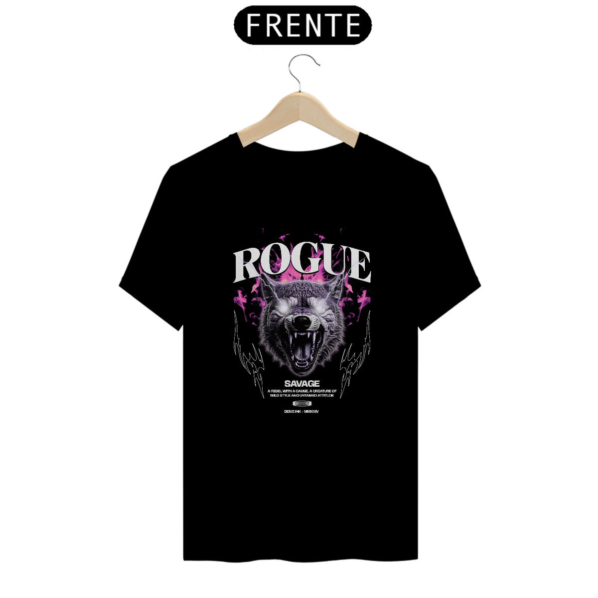 Nome do produto: Camiseta Wolf Rogue Streetwear 