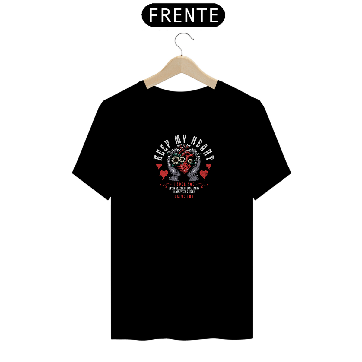 Nome do produto:  Camiseta Heart keeper Streetwear