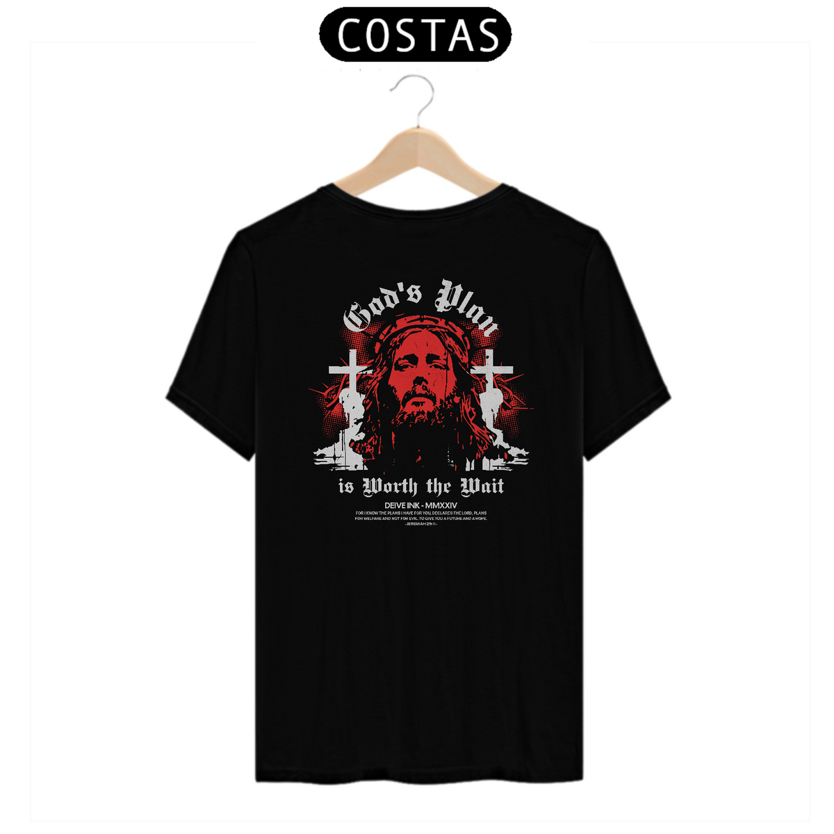 Nome do produto: Camiseta Jesus Cristo Streetwear-Back
