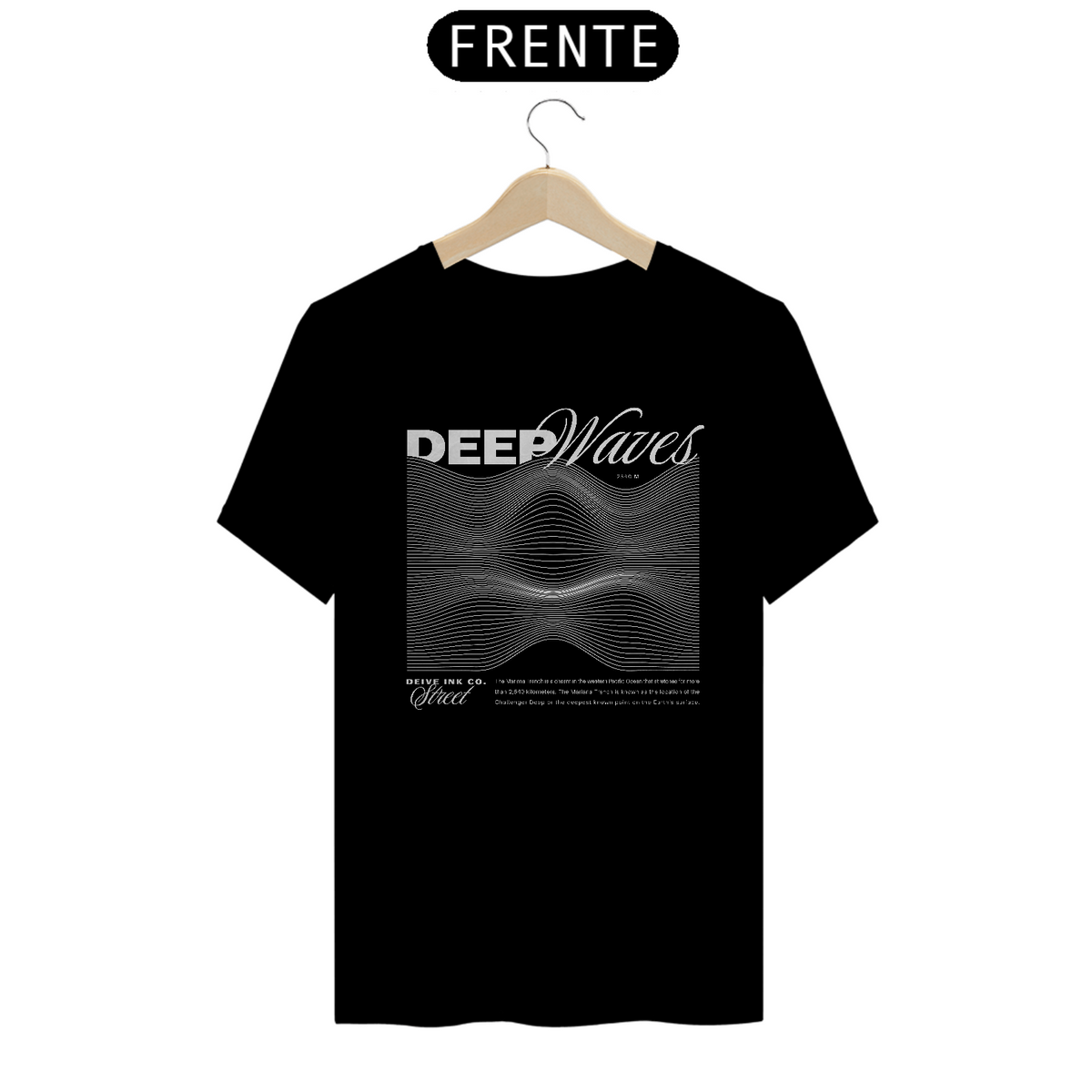 Nome do produto: Camiseta Deep Waves Streetwear
