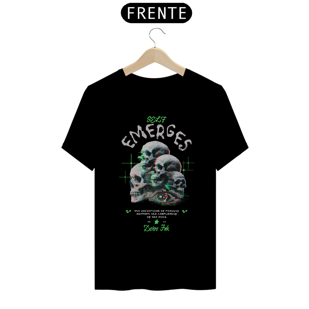 Nome do produto: Camiseta Skull Self Emerges Streetwear