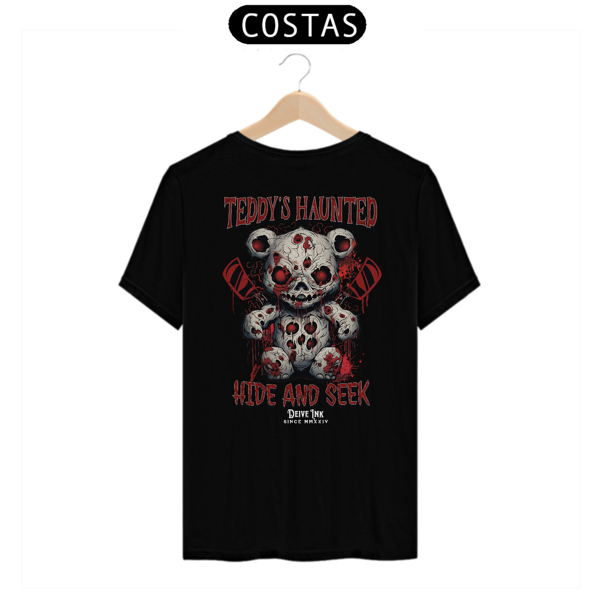 Nome do produto: Camiseta Bear Teddy Streetwear-Back