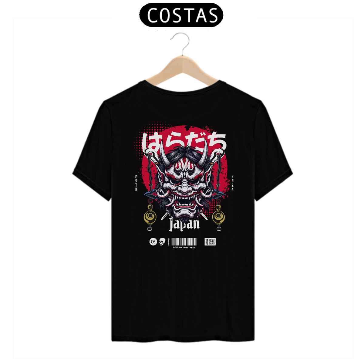 Nome do produto: Camiseta Japan Carranca Streetwear
