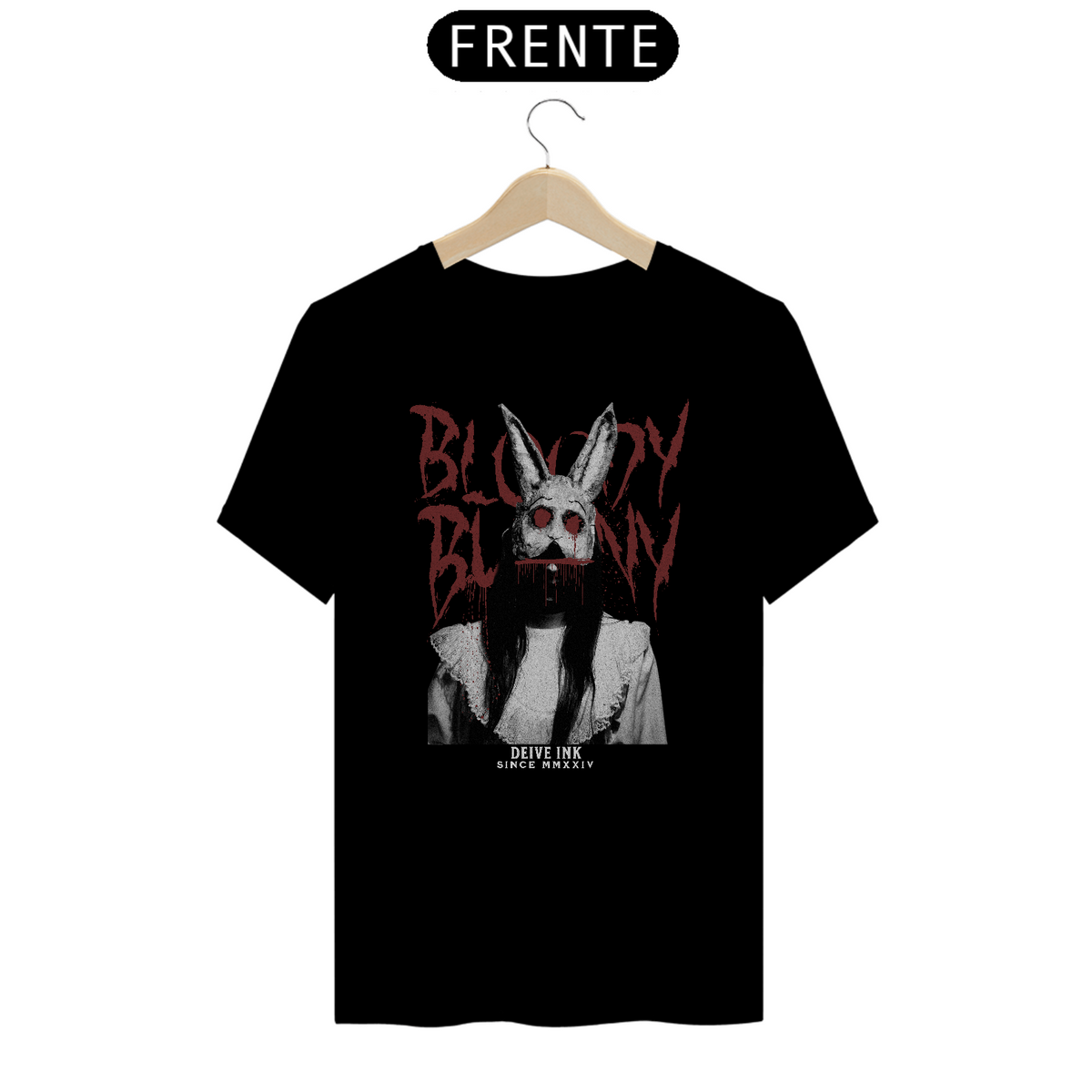 Nome do produto: Camiseta Bloody Bunny Streetwear-Front