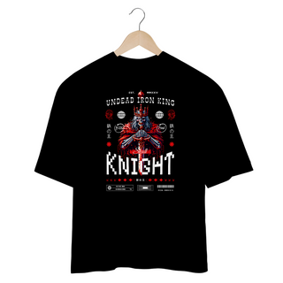 Camiseta Oversized Skull Knight