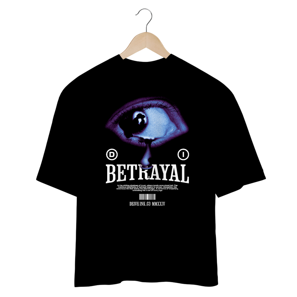 Nome do produto: Camiseta Oversized  Betrayal